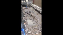 Structures reduced to rubble, ground destroyed after devastating floods in southwest France