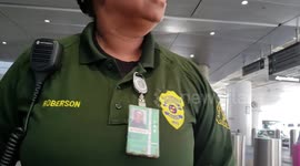 P1 lax security officers calls cops on tony vera he was  smoking in a designated smoking area at lax