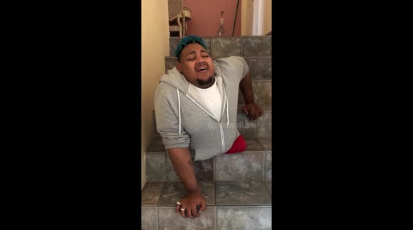 Inspiring disabled guy showcasing talent and proving anything is ...