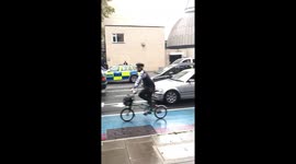 Police pursue man as incident unfolds in Mile End