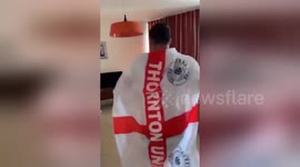 England football fans recreate magical scene from Matilda movie
