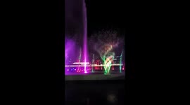 A musical fountain in Eilat