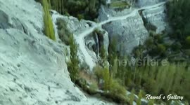 View of beautiful Altit Town from Karimabad, Hunza