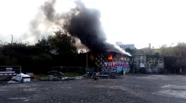 Blaze in derelict building in central Bristol shrouds city in thick smoke