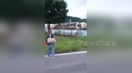 At least 18 dead in Taiwan train crash