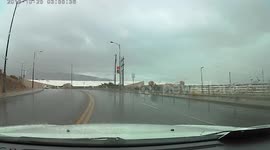 In School zone stopped for pedestrian