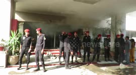 Fire In Islamabad At Building Of Press Information Department Of Pakistan