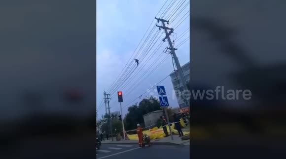 Chinese man filmed 