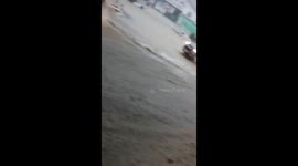 Massive flash flood in Tuapse