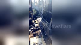 Newsflare Edit - Evacuation of Time Warner Center