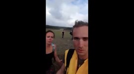 Honeymoon couple miraculously escape after plane crash