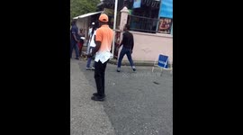 Street Fight in Trinidad and Tobago
