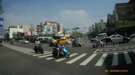 Pedestrian hit by taxi