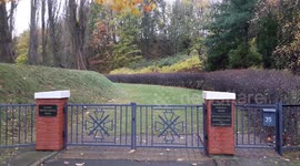 All Saints' Day celebrations at French military cemetery in Gdansk, Poland