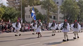 Greek Presidential Guard 'Evzones' march
