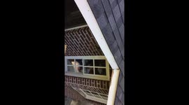 Using moving truck for roof repair