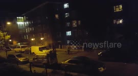 Teenagers Caught Throwing Fireworks At Cars Then Fleeing As They Explode