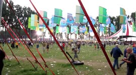 Supercell storm at Pukkelpop festival 2011