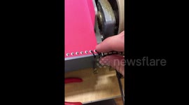 Video showing you how to spiral bind a book is strangely satisfying