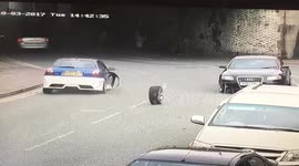 Tyre falls whilst driving