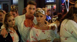 Halloween spirits high on the streets of London