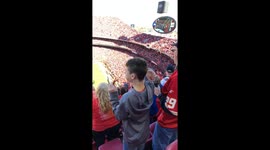 Hilarious NFL Fail! Broncos fan can't help but cheer for the Chiefs!