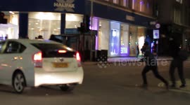 Youth gang robs passerby outside Tottenham Court Road station
