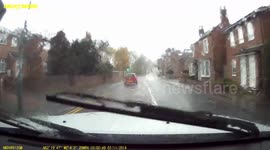 Heavy Rain Downpour Bromsgrove 7th Nov 2018