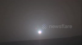 Scientists create music that is literally out of this world - a two-minute symphony from the 5,000th Mars sunset captured by NASA's Rover