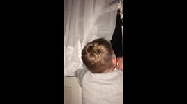 When your cat goes out for the first time