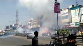 Accidently firecracker catches fire and then....