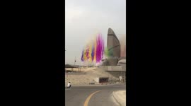 Colour hits when it burst