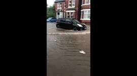 Selly Oak Flooding Bournbrook Road may 2018