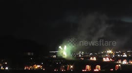 Entire Exellent Fireworks display  at Brands Hatch Truck Racing & Fireworks 4Nov18 529p 1080p