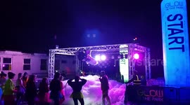 Glow in the Park running event at Westpoint Arena, Exeter on Saturday 10th November 2018. .