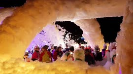 Revellers at the Glow in the Park running event at Westpoint Arena, Exeter on Saturday 10th November 2018.