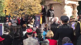 SOT Mayor Bill de Blasio‘ comments on Veterans Day in New York City