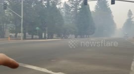 Homes still standing from the Camp Fire in Paradise Ca