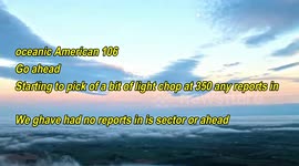 UFO or meteor seen by Airlines over Ireland November 2018, Air Traffic control chatter