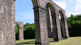 Welsh Iron works in Ystradgynlais ona sunny day