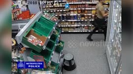 A real life Fagin is being hunted by police for encouraging a child to help him shoplift