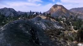 Black ash covers charred remains of Malibu Creek State Park