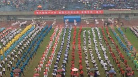 One Thousand College Students Dance in the Playground