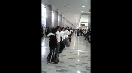 Protest in Mexico City airport over 43 missing students