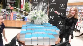Moment the new J K Rowling's book is released at midnight in Waterstones Piccadilly