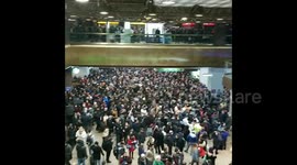 Delays and chaos at Port Authority Bus Terminal as snow storm batters New York City