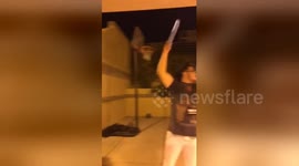 Newsflare Edit - So this spontaneously happened when the team was given ~ 30 pool noodles. Thought I would share this beautiful moment with the world. I'm the guy goin 110% at the end there.