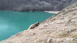 Climbing the Gokyo Ri, Nepal.