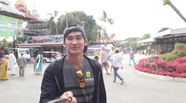 GoPro filmer gets photobombed by elephant