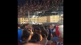 Celebration of Football Championship in Marseille. France win!